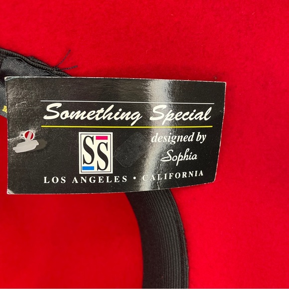 Something Special LA Wool Felt Hat - Red - Picture 9 of 14